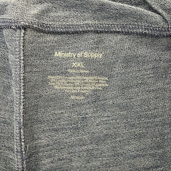 NWT Ministry Of Supply Women’s Fusion Terry Jogger in Indigo Heather Size XXL - Picture 11 of 15